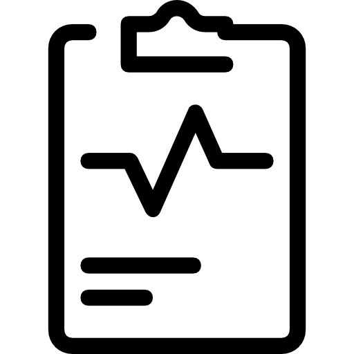 historial médico icono gratis