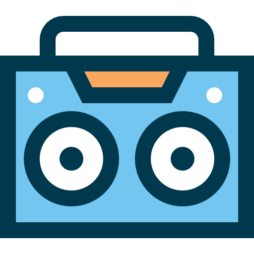 boombox icono gratis