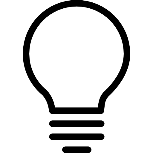 Light Bulb - Free Technology Icons