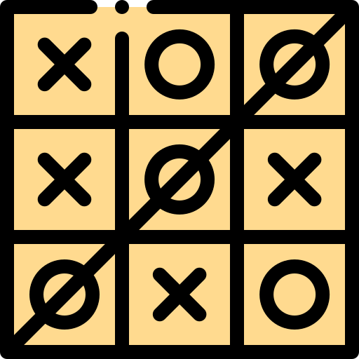 tic tac toe icono gratis