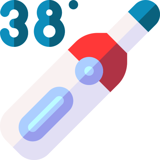 fièvre Icône gratuit