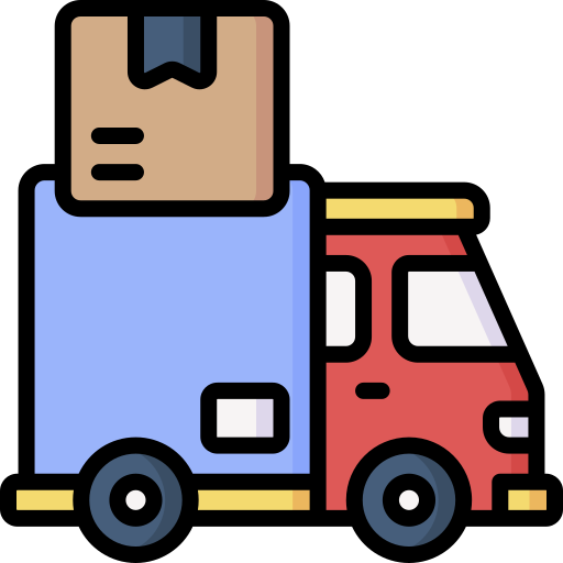 Delivery truck Special Lineal color icon