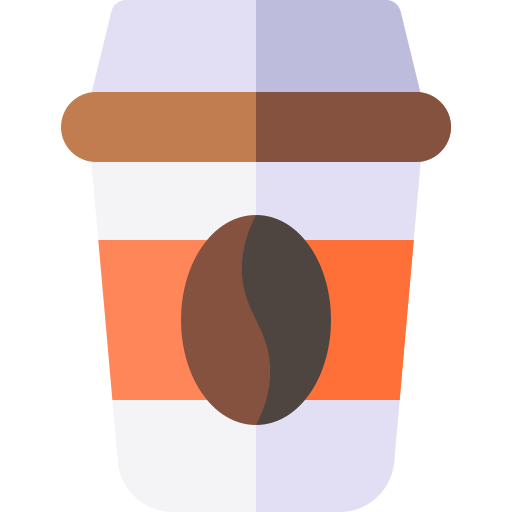 Coffee Basic Rounded Flat icon