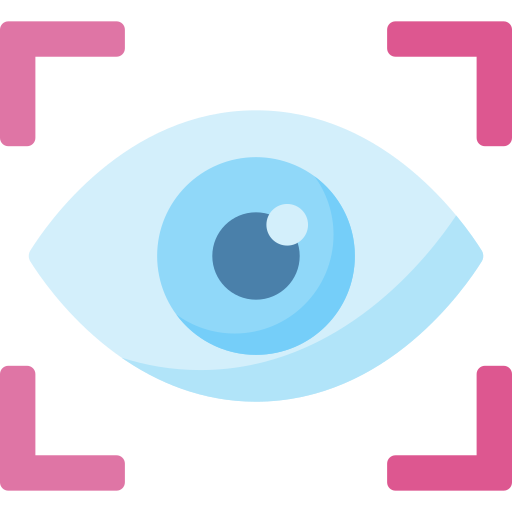 Eye recognition - free icon