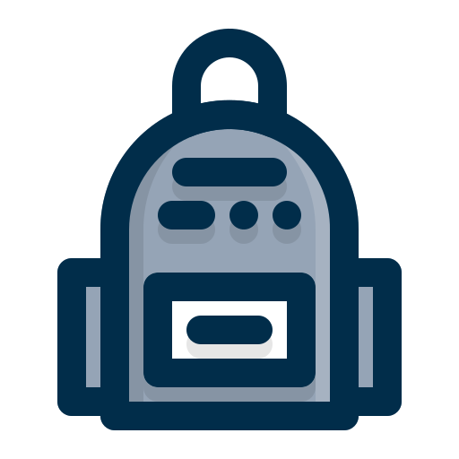 sac d'école Icône gratuit sac d'école Icône gratuit