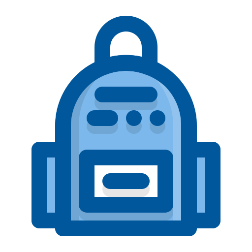 sac d'école Icône gratuit sac d'école Icône gratuit