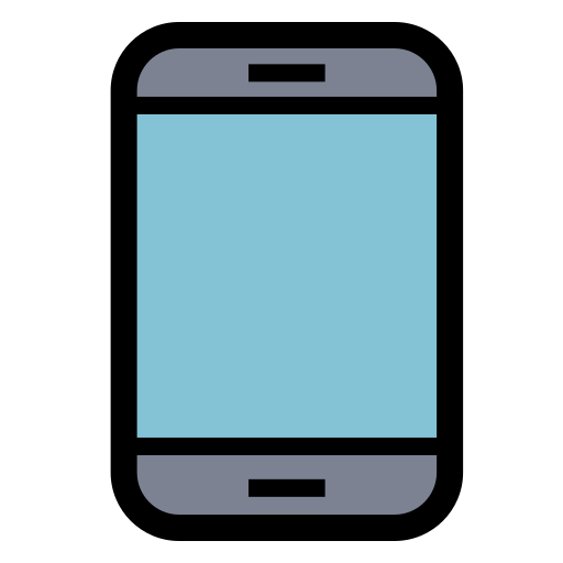 Handphone Generic Outline Color icon