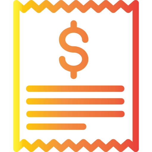 recibo icono gratis