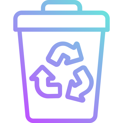 lixeira de reciclagem grátis ícone