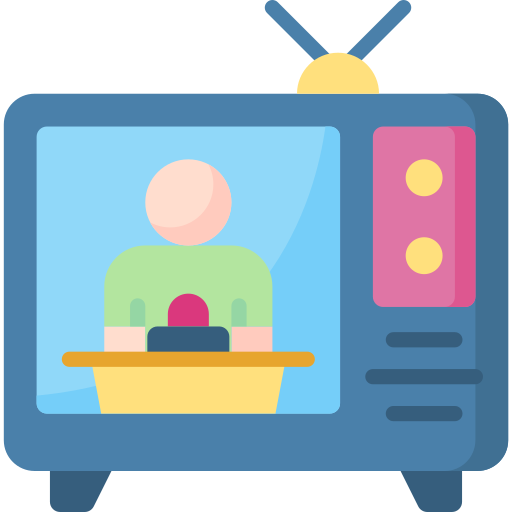 programa de televisión icono gratis