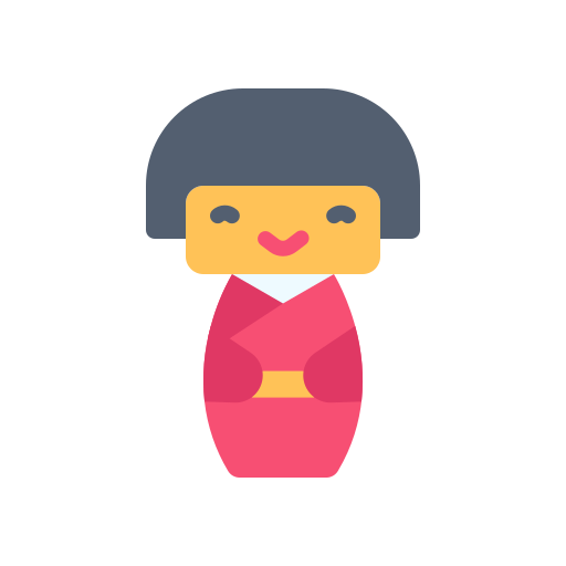 kokeshi icono gratis