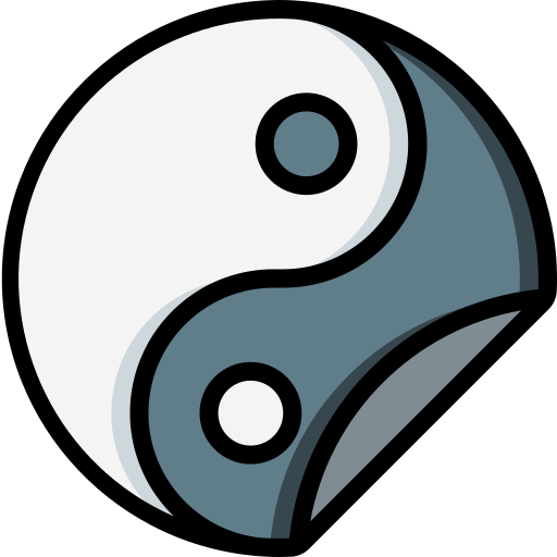 yin yang icono gratis