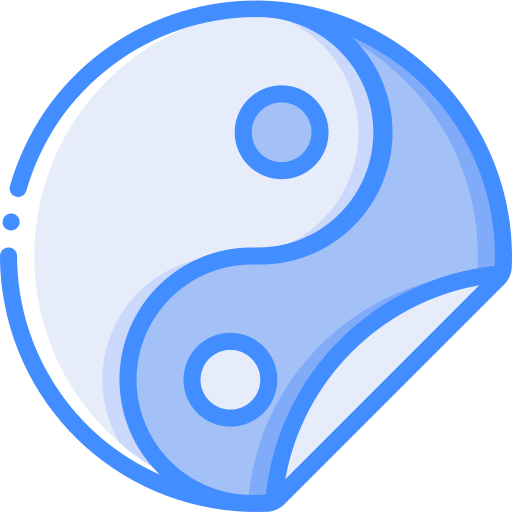 yin yang icono gratis