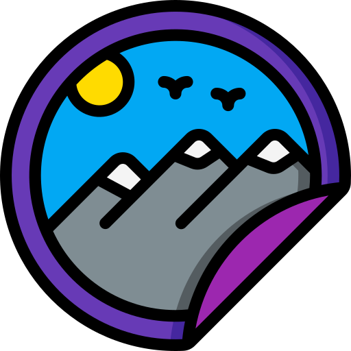 montagnes Icône gratuit montagnes Icône gratuit