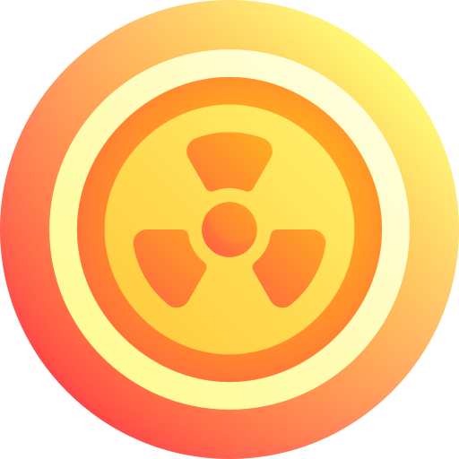 energía nuclear icono gratis