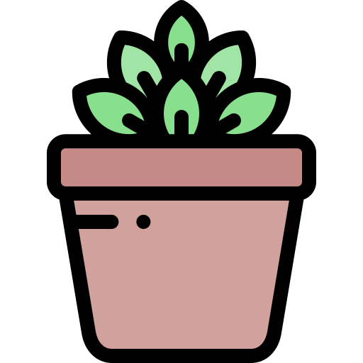 Горшок для растений бесплатно иконка