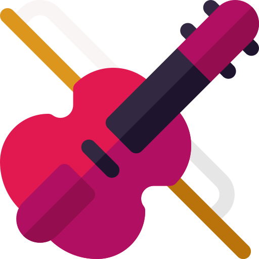 violín icono gratis