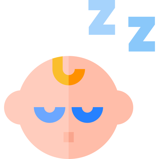 Sleeping Basic Straight Flat icon