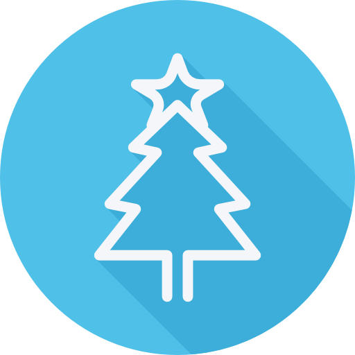 árbol de navidad icono gratis