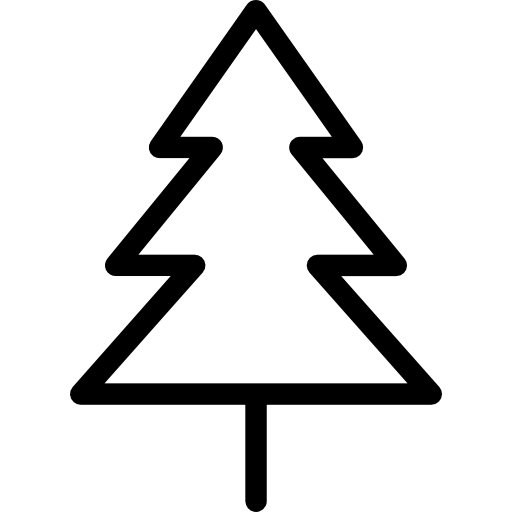 Christmas tree Cursor creative Lineal icon