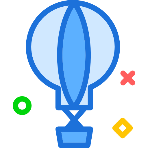 balão de ar quente grátis ícone