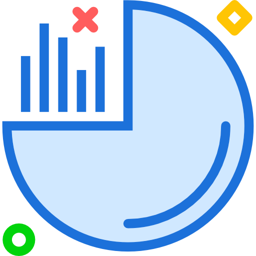 gráfico circular icono gratis