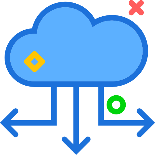 computación en la nube icono gratis