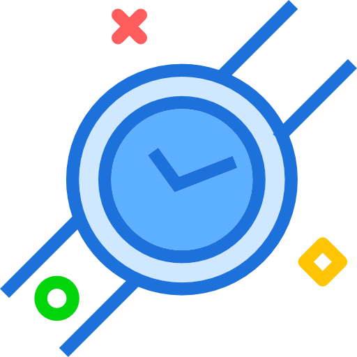 reloj de pulsera icono gratis