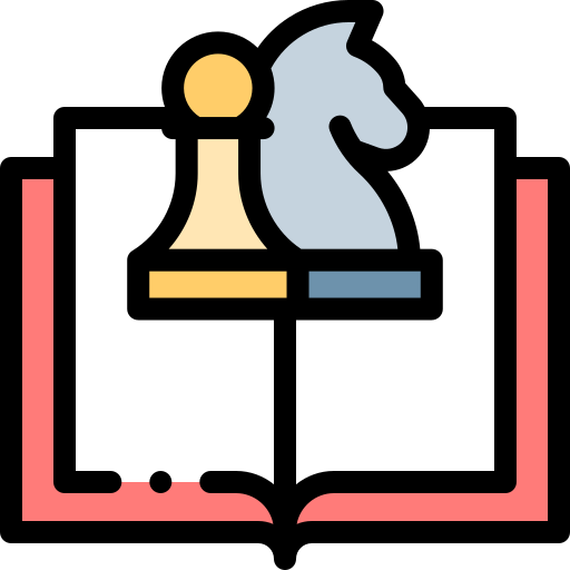 Jogo de xadrez - ícones de educação grátis