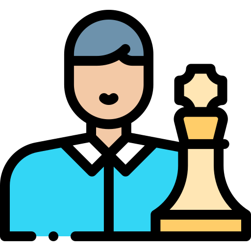 Checkmate King Queen Colored Icon In Powerpoint Pptx Png And