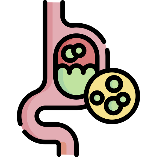 Gastric reflux Special Lineal color icon