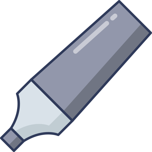 surligneur Icône gratuit surligneur Icône gratuit