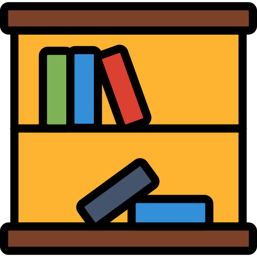 Bookshelf free icon