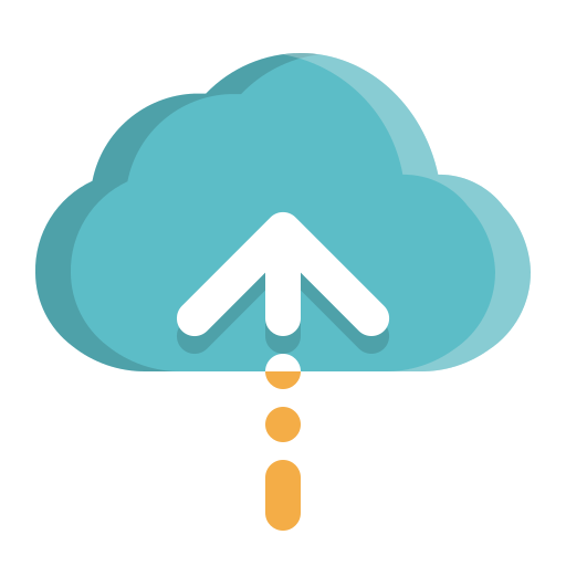 Cloud uploads - Free interface icons