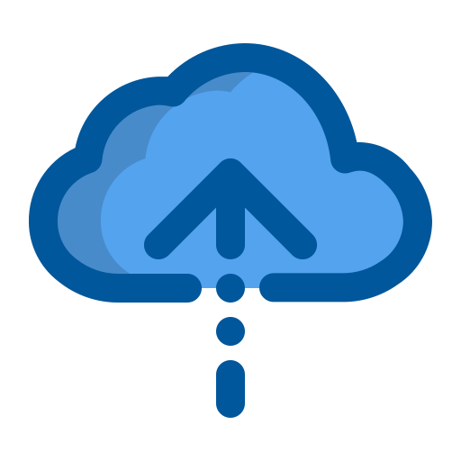 Cloud uploads free icon