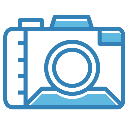 Camera Generic Blue icon