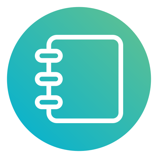 libreta de contactos icono gratis