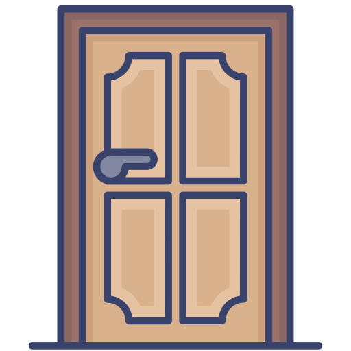 porta grátis ícone porta grátis ícone