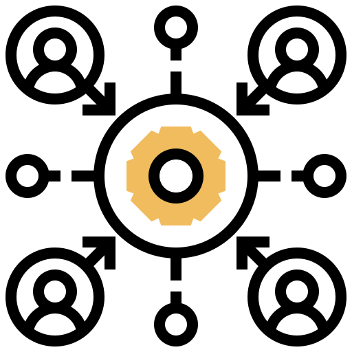 Centralized free icon Centralized free icon