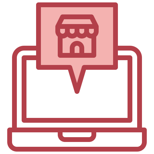 Online shop free icon