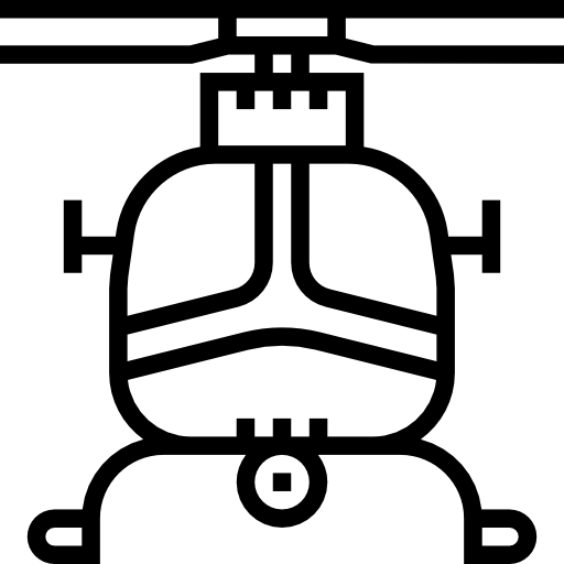 helicóptero icono gratis