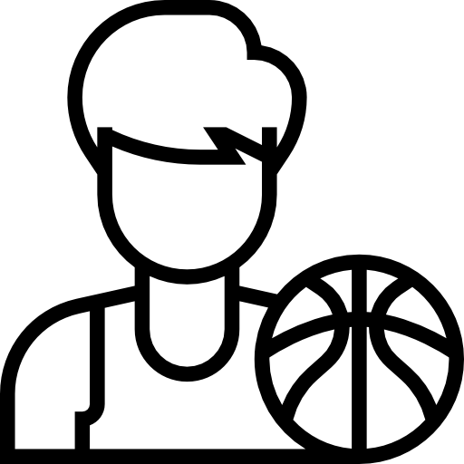 joueur de basketball Icône gratuit