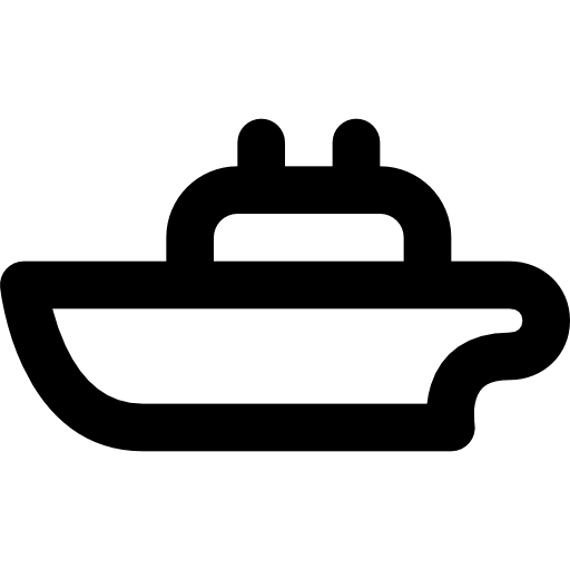 Ship Basic Black Outline icon