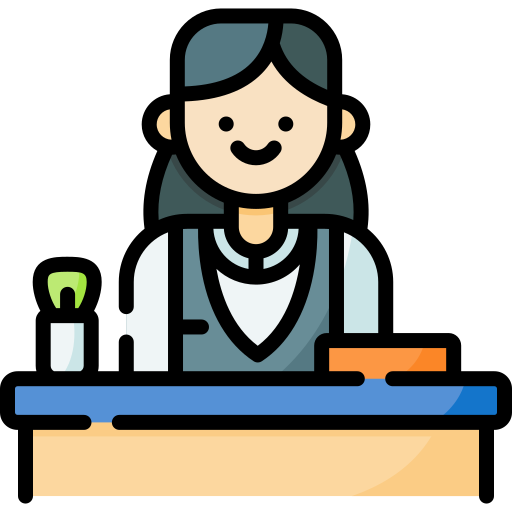 recepcionista icono gratis