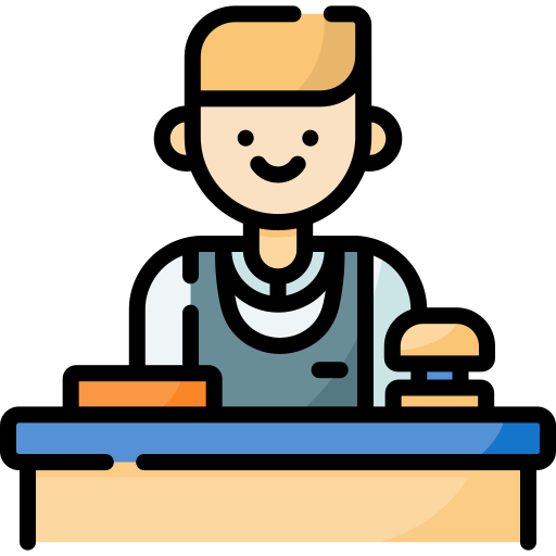 recepcionista icono gratis