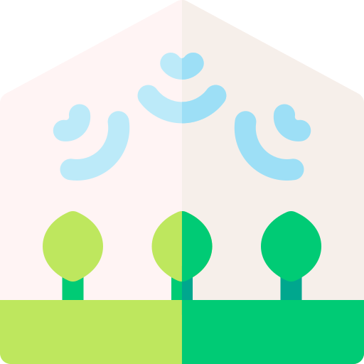 invernadero inteligente icono gratis