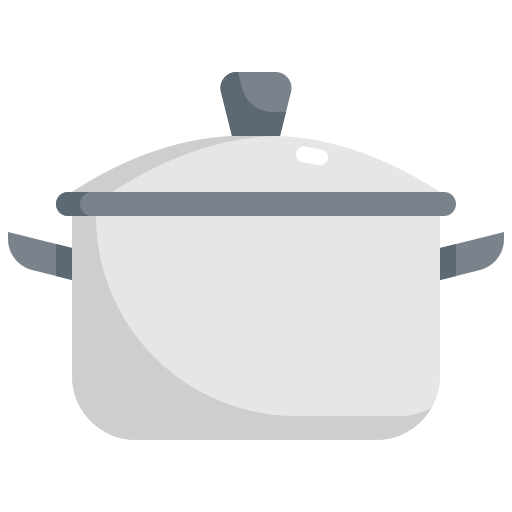 White cooking pot icon - Free white cooking pot icons