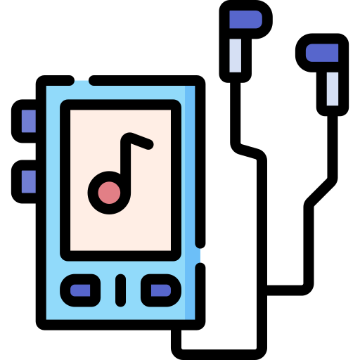 reproductor de mp3 icono gratis