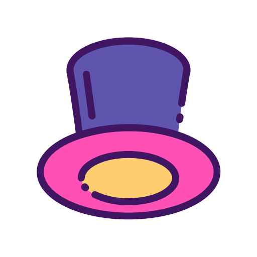 Magician hat free icon Magician hat free icon