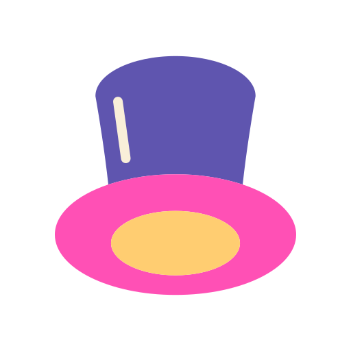 sombrero de mago icono gratis